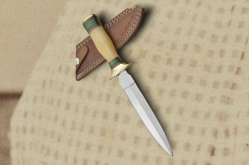 CUSTOM MADE d2 steel bowie dagger knife