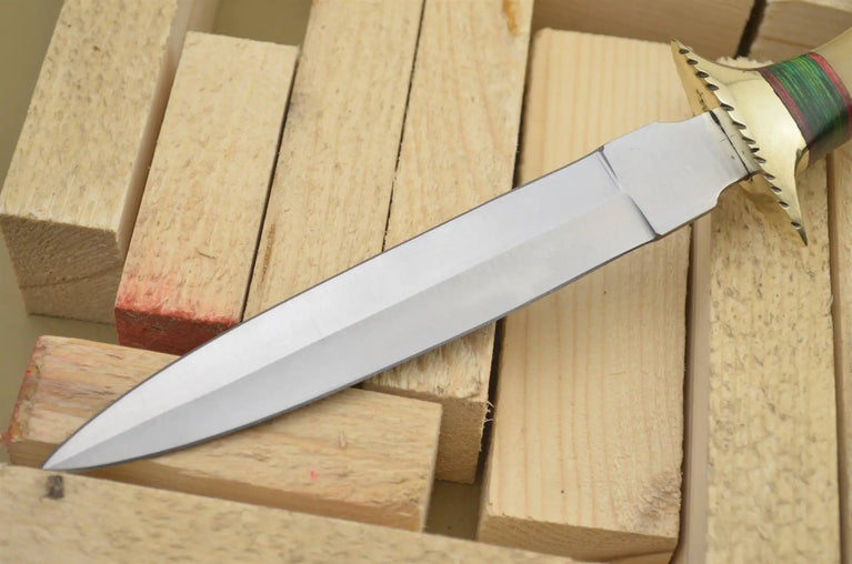 CUSTOM MADE d2 steel bowie dagger knife